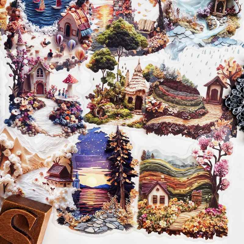 Natural Scenery Sticker 30PCS