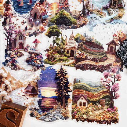 Natural Scenery Sticker 30PCS