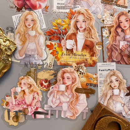 Warm Coffee Stories Sticker 20PCS