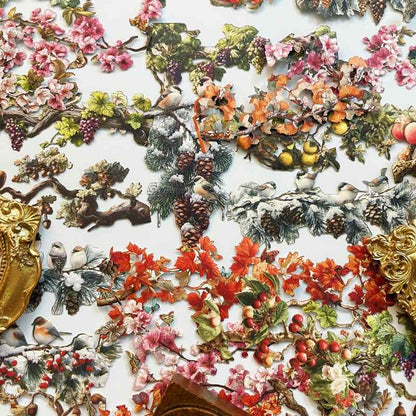 Foliage Seasons Sticker 60PCS
