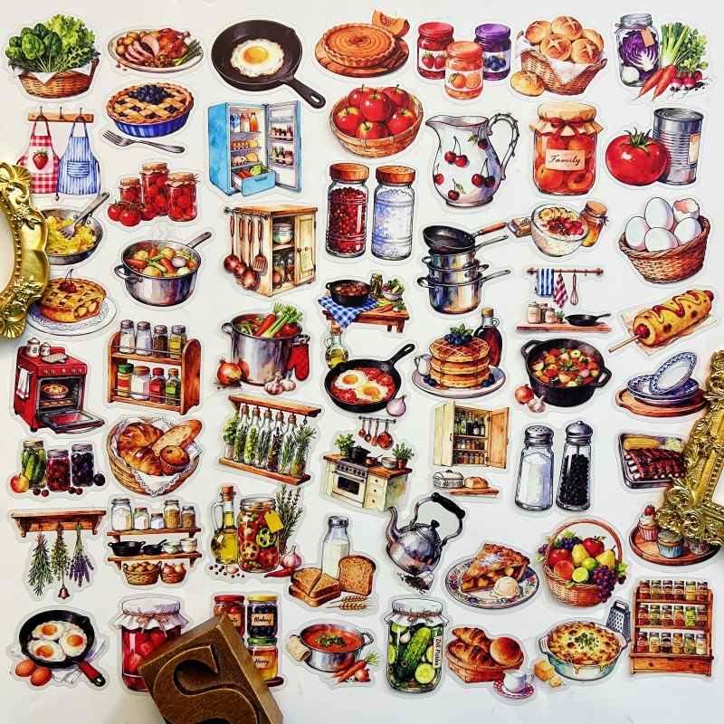 Home Flavor Sticker 56PCS