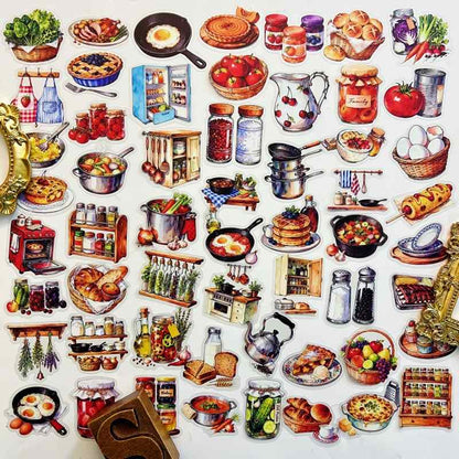 Home Flavor Sticker 56PCS