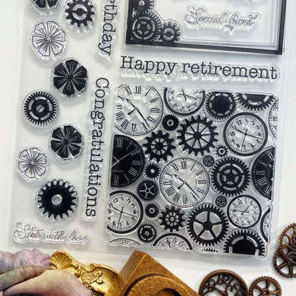 Mechanical Mood Clear Stamp