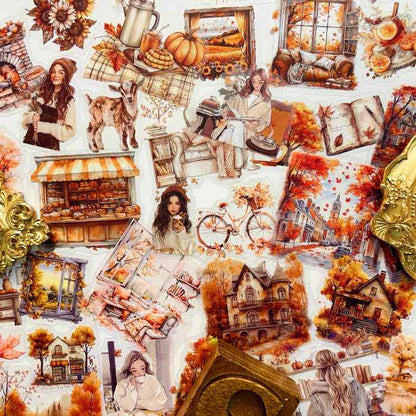 Autumn Life Sticker 90PCS