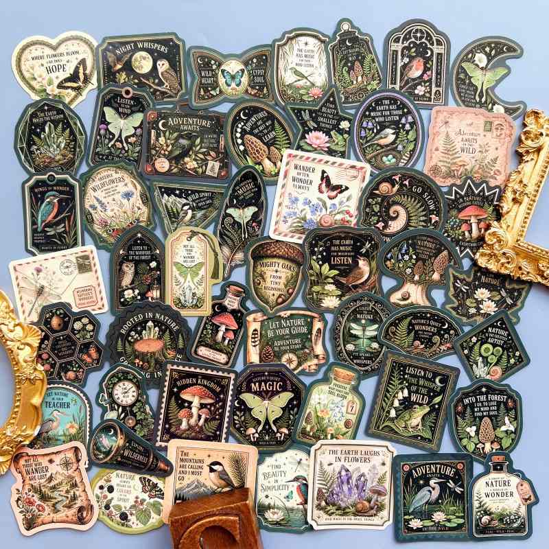 Retro Wilds Sticker 50PCS