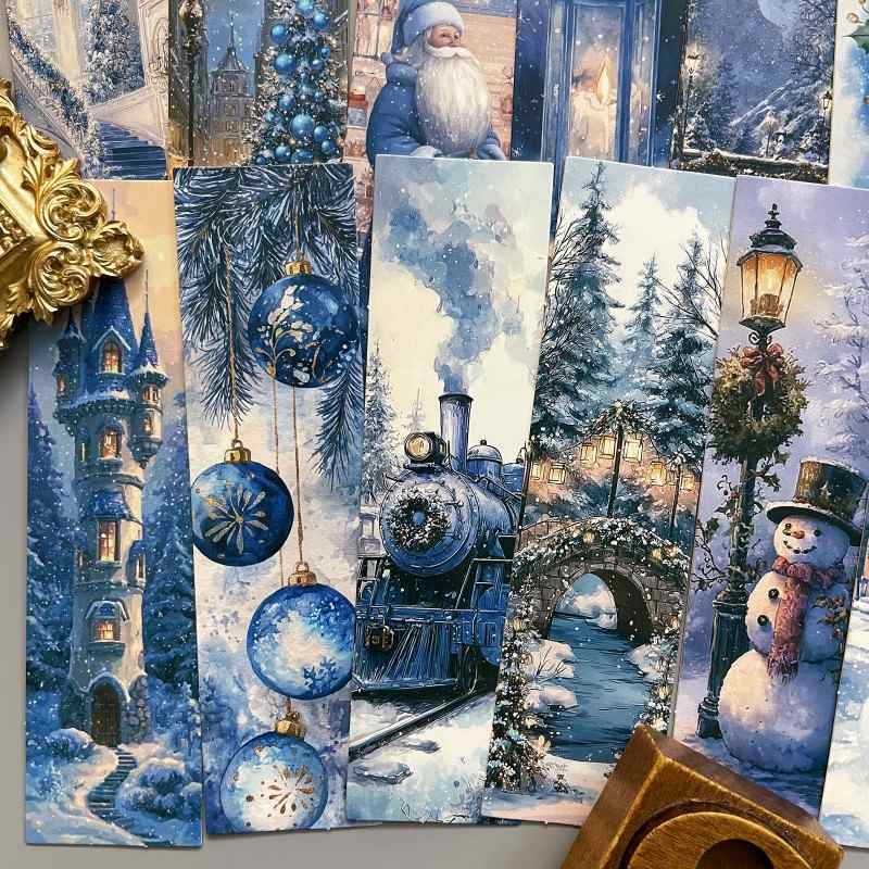 Snow Blue Note Paper 30PCS
