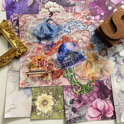 Dreamy Waltz Ephemera Mystery Kit 72PCS