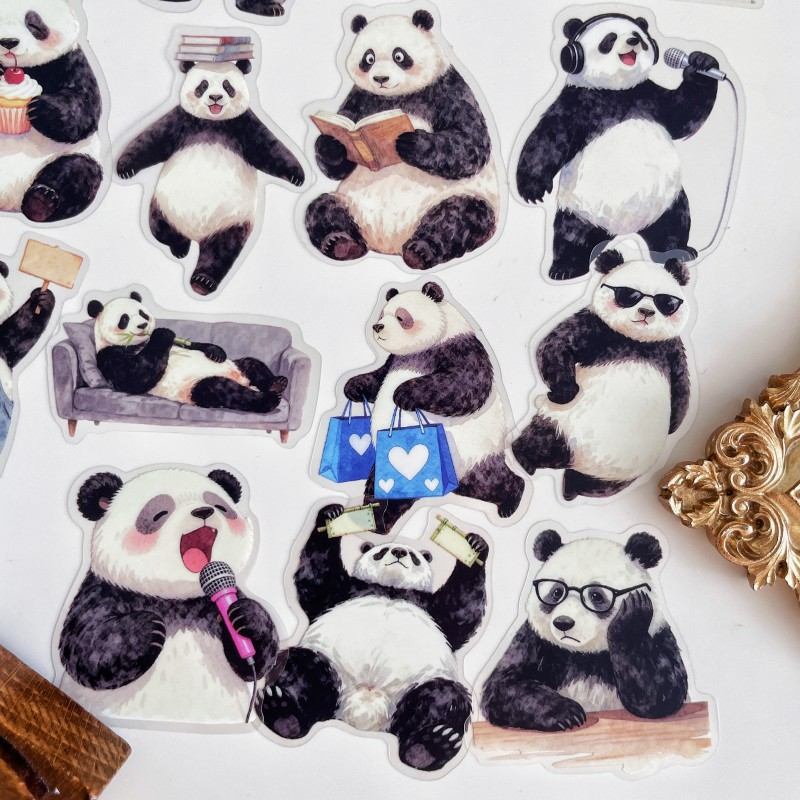 Cute Panda Sticker 30PCS