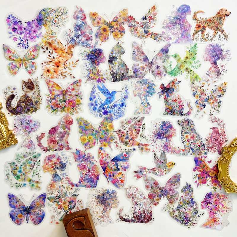 Flower World Sticker 40PCS
