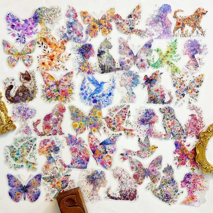 Flower World Sticker 40PCS