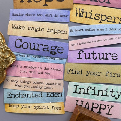 Tiny Letter Sticker 50PCS