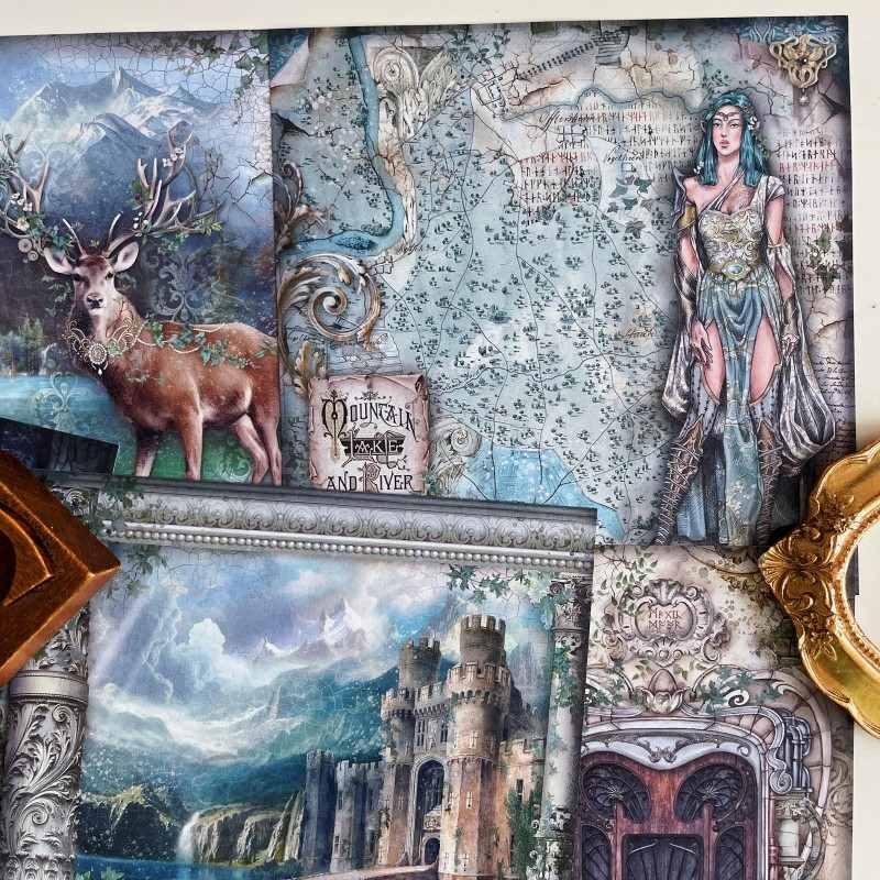 Secret Grove Collage Paper 12Sheets