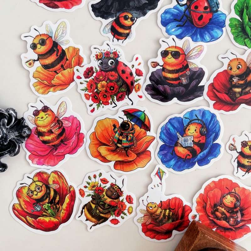 Nectar Bee Sticker 50PCS