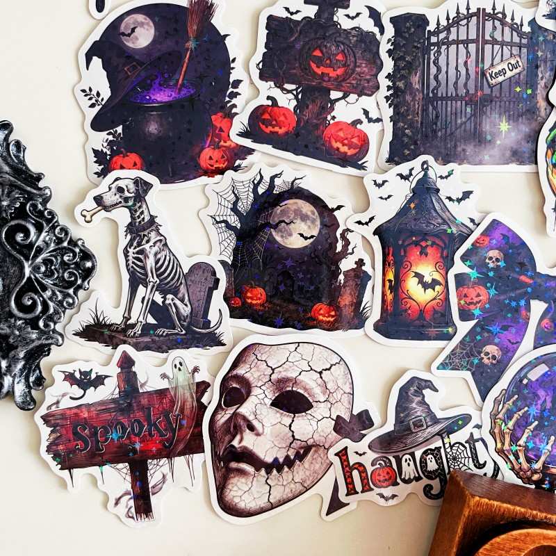 Ghoul Pumpkin Sticker 50PCS