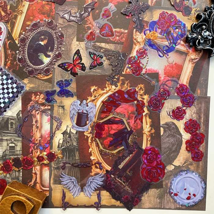 Wilted Palace Ephemera Mystery Kit 90PCS
