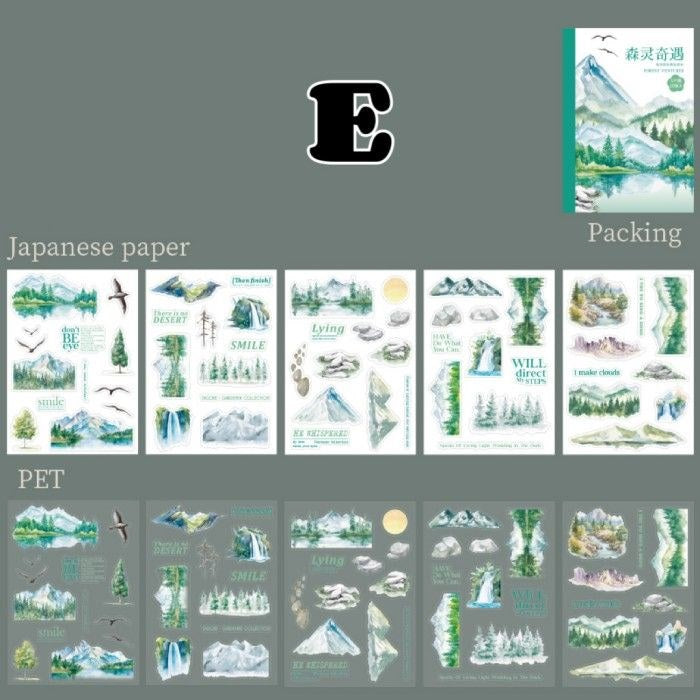 Forest Adventure Sticker Book 10Sheets