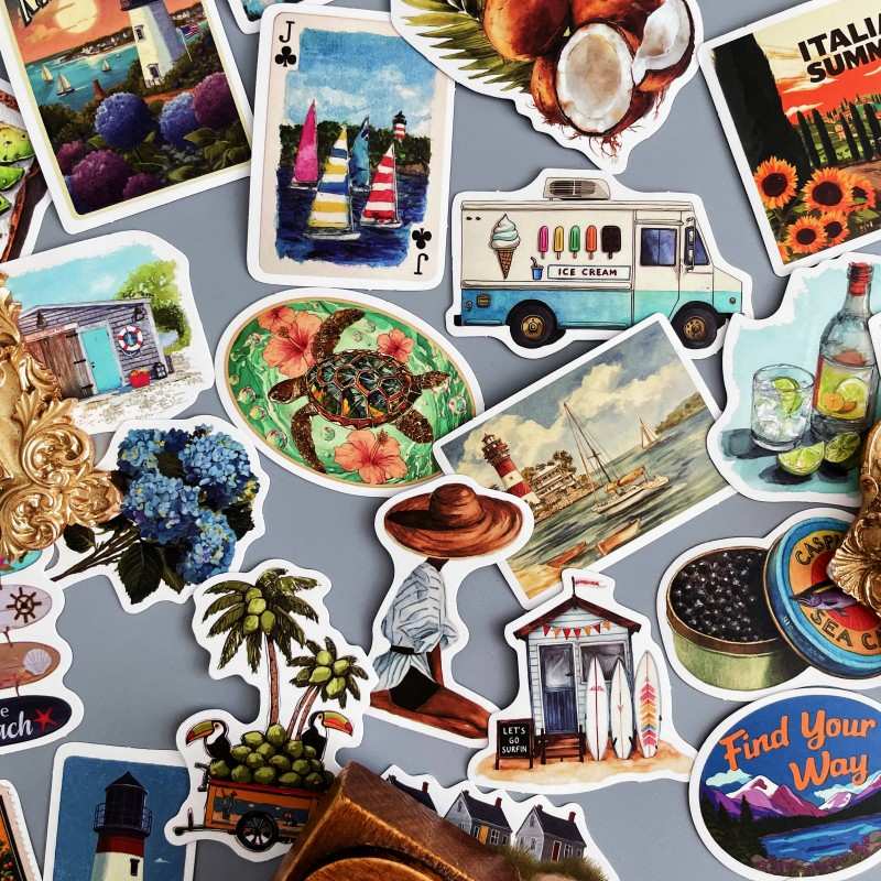 Summer Mood Sticker 50PCS