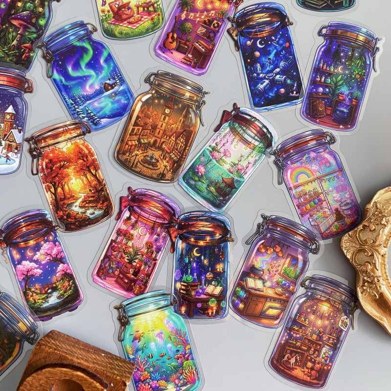 Fantasy Bottle Sticker 50PCS