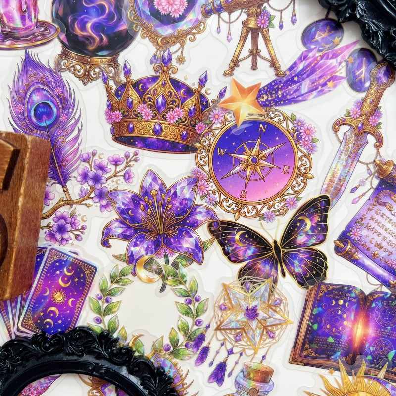 Purple Sanctuary Sticker 50PCS