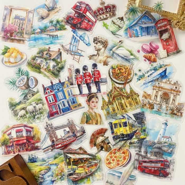 Holiday Journey Sticker 90PCS