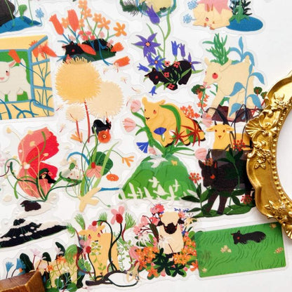 Lamb Bloom Sticker 50PCS