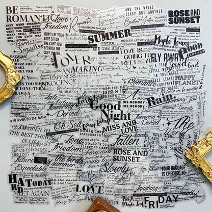 Words Sticker 100PCS