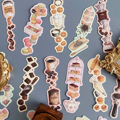 Coffee & Pastry Sticker 20PCS