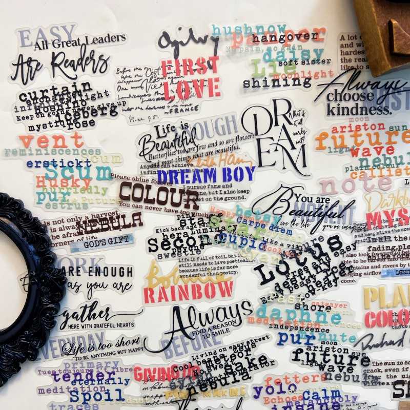 Whispers Between Words Sticker 100PCS