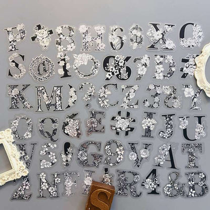 Alpha Numeric Sticker 50PCS