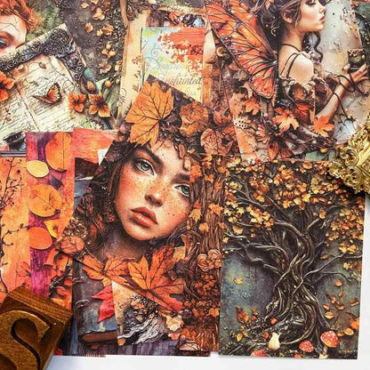 Autumn Forest Memories Collage Paper 60PCS