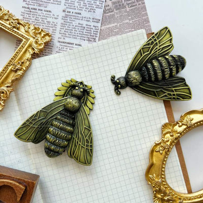 Moth Wing Brass Paper Clip