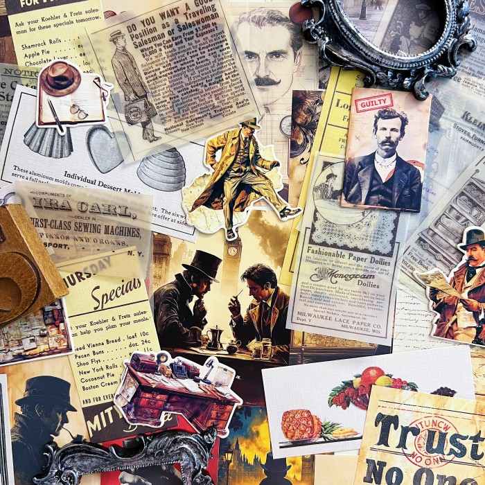 Holmes Clue Ephemera Kit 40PCS