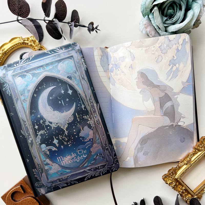 Night Witchery Illustrated Notebook