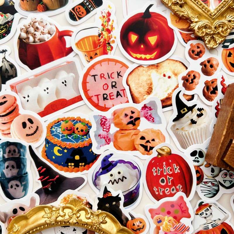 Spooky Treats Sticker 50PCS