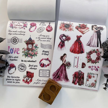 Rose Garden Of Love Sticker Book 20Sheets