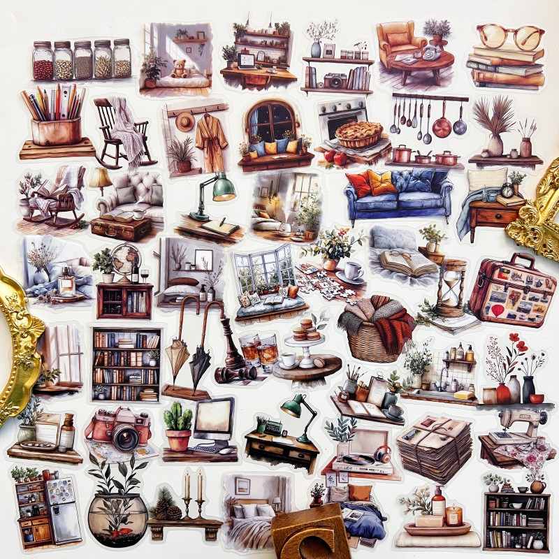 Domestic Art Sticker 50PCS