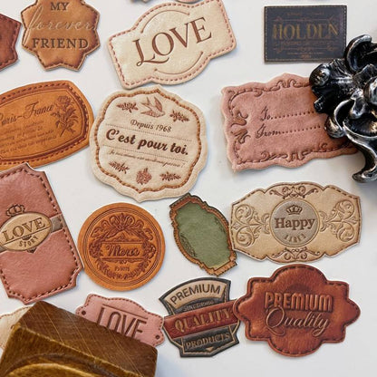 Velvet Letterhead Sticker 60PCS