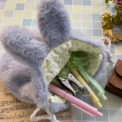 Plush Bunny Pouch
