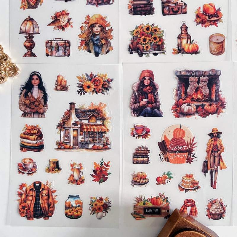 Autumn Daydream Sticker 6PCS