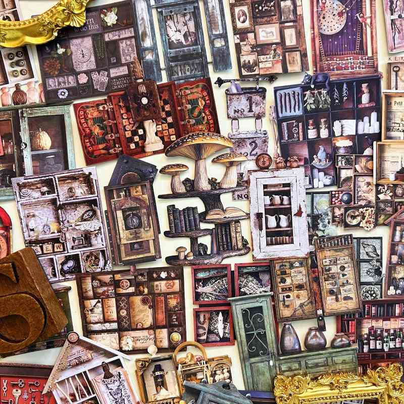 Retro Photos Sticker 60PCS