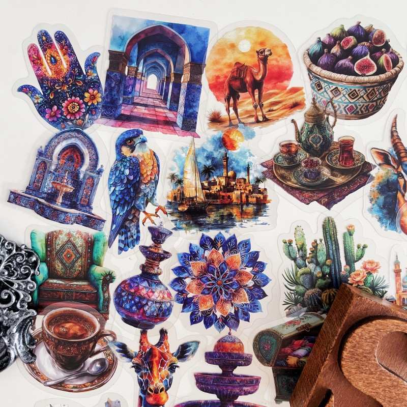 Desert Bazaar Sticker 50PCS