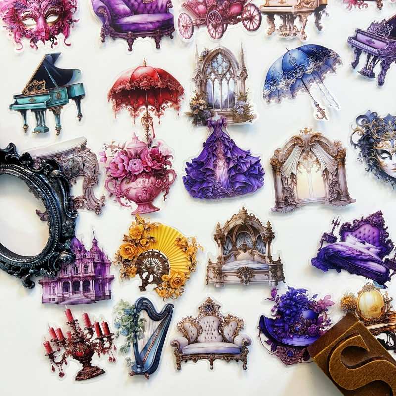 Baroque Ball Sticker 60PCS