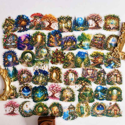 Forest Petal Sticker 50PCS