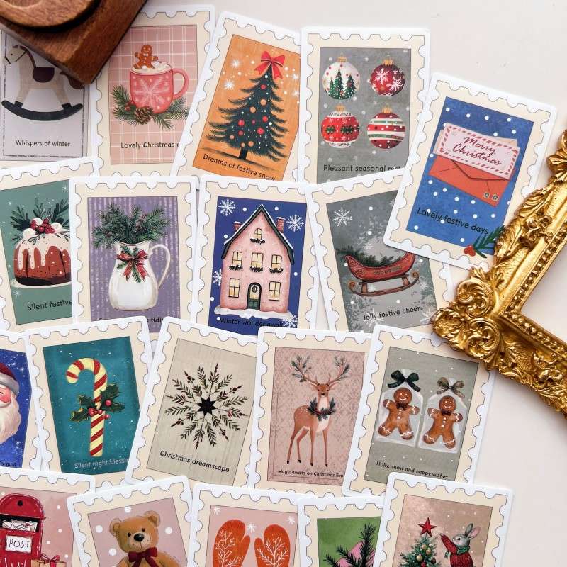 Noel Stamp Sticker 50PCS