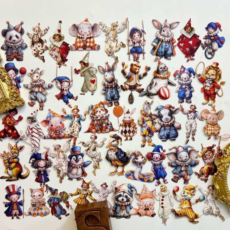Circus Parade Sticker 48PCS