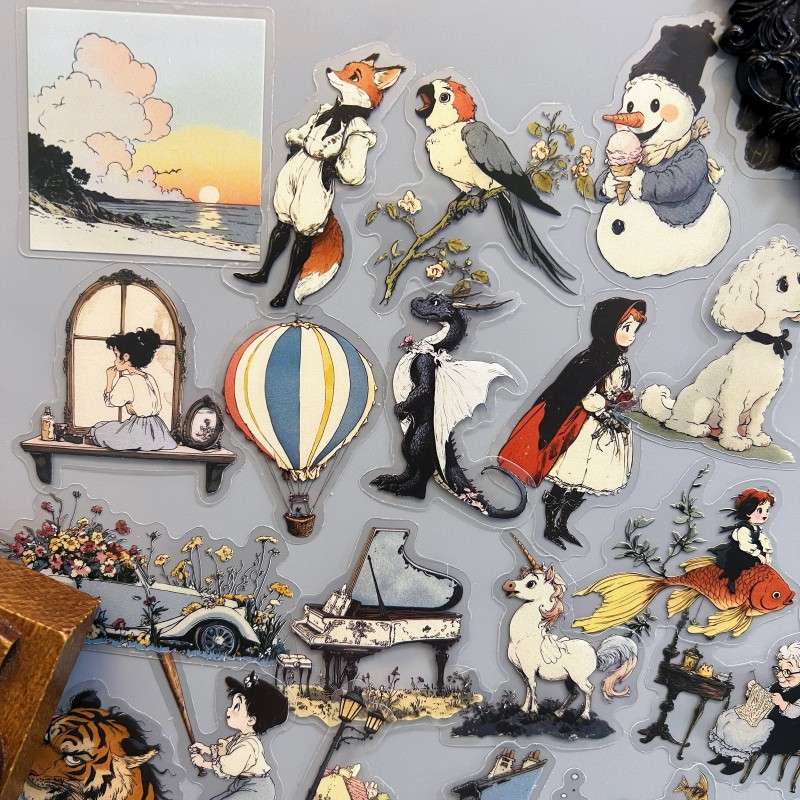 Cute Characters Sticker 50PCS