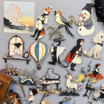 Cute Characters Sticker 50PCS