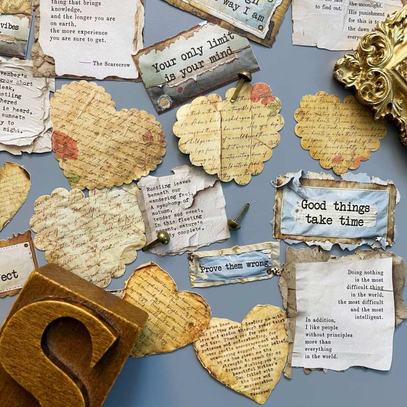 Letter Across Time Sticker 75PCS