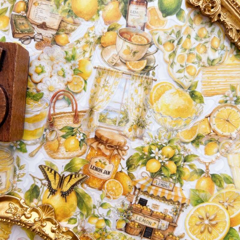 Lemon Splash Sticker 50PCS