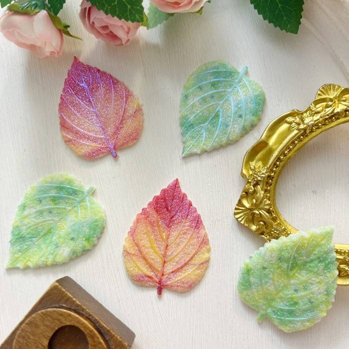 Glowing Leaves Craft Decoration 8PCS